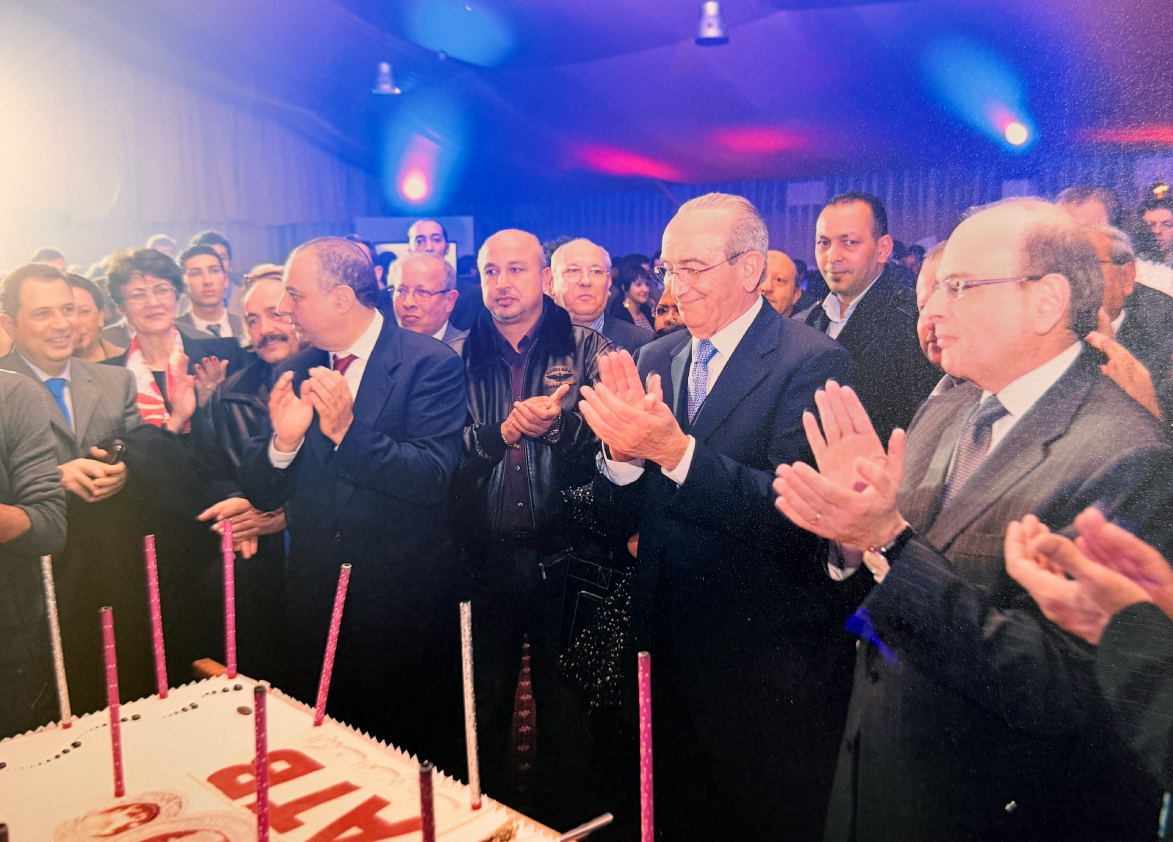 2012 : Célébration du 30ᵉ anniversaire de l'ATB en présence de M. Sabih EL MASRI, président du Conseil d'administration de l'Arab Bank, de M. Nemeh SABBAGH, Chief Executive Officer de l'Arab Bank, et de M. Ferid BEN TANFOUS, Directeur Général de l'ATB.